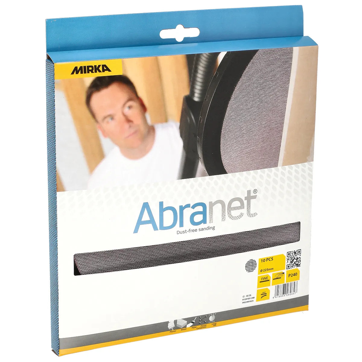 Mirka Abranet 9" Grip Sanding Discs - Feature View | UnitedFinish.com