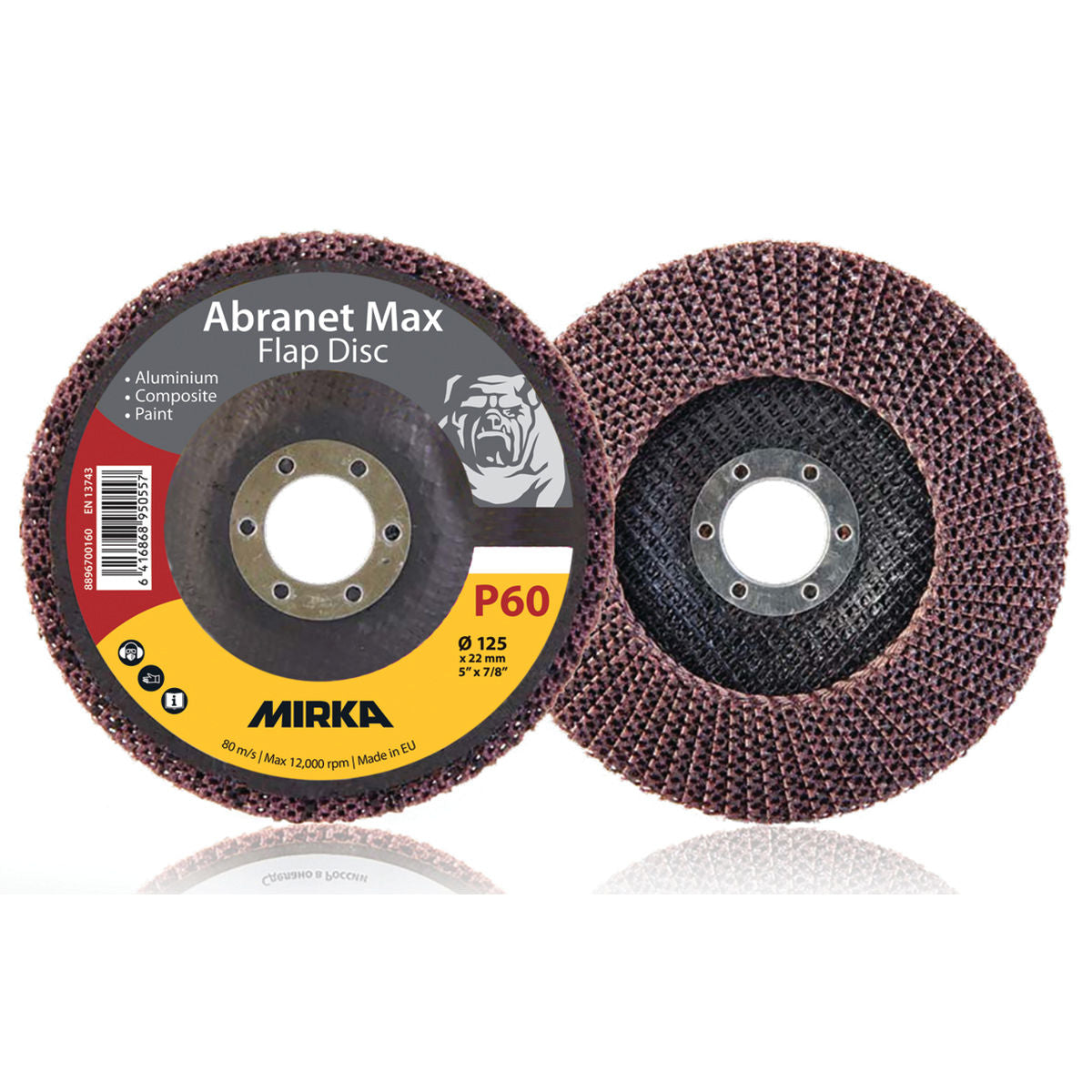 Abranet Max Flap Disc 125mm T29 ALOX by Mirka | UnitedFinish.com