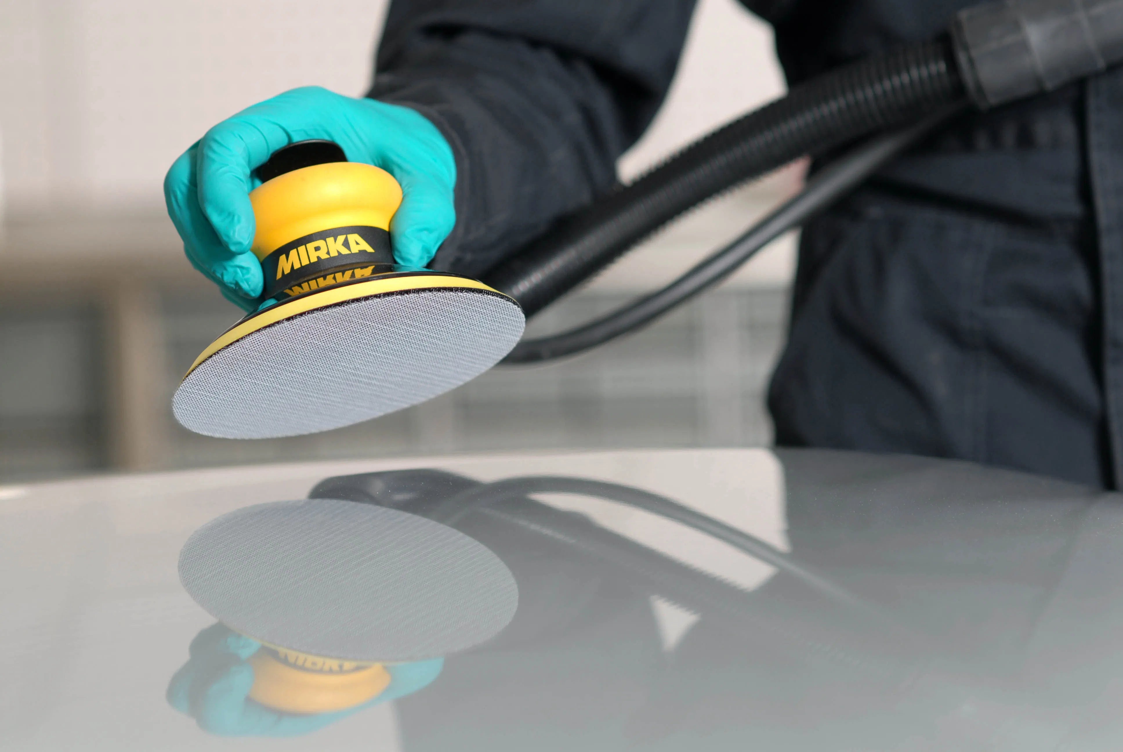 Mirka Autonet 6" Grip Sanding Discs - Side View | UnitedFinish.com