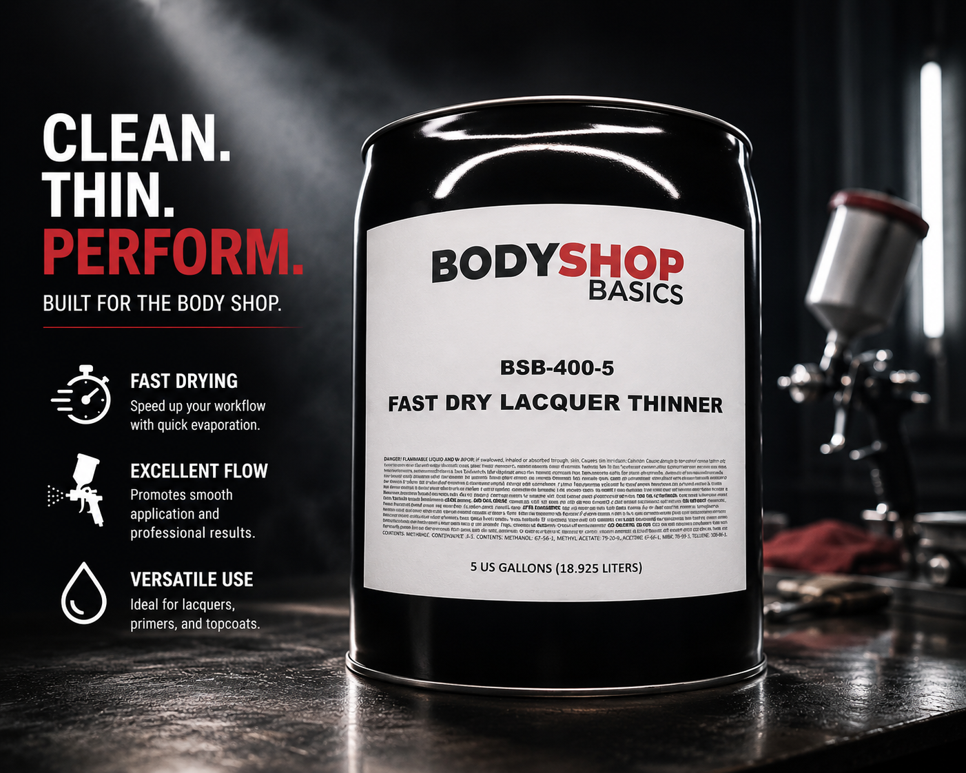 BSB Premium Lacquer Thinner (100% Virgin)