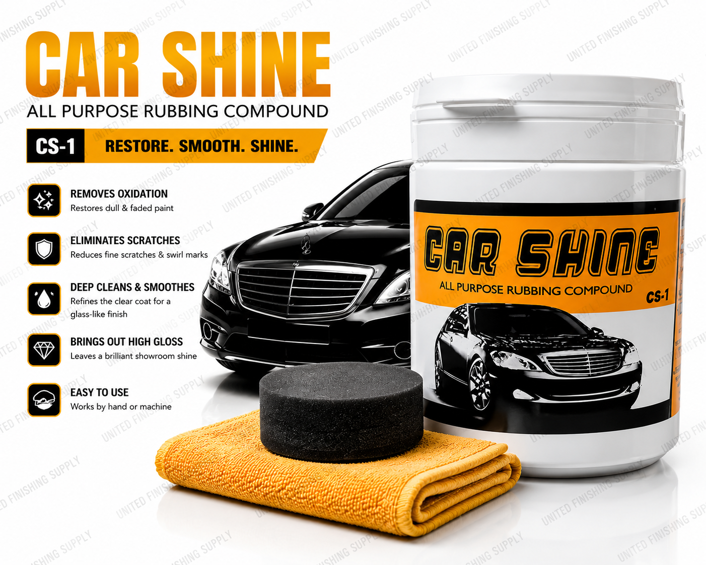 Car Shine Rubbing Compound