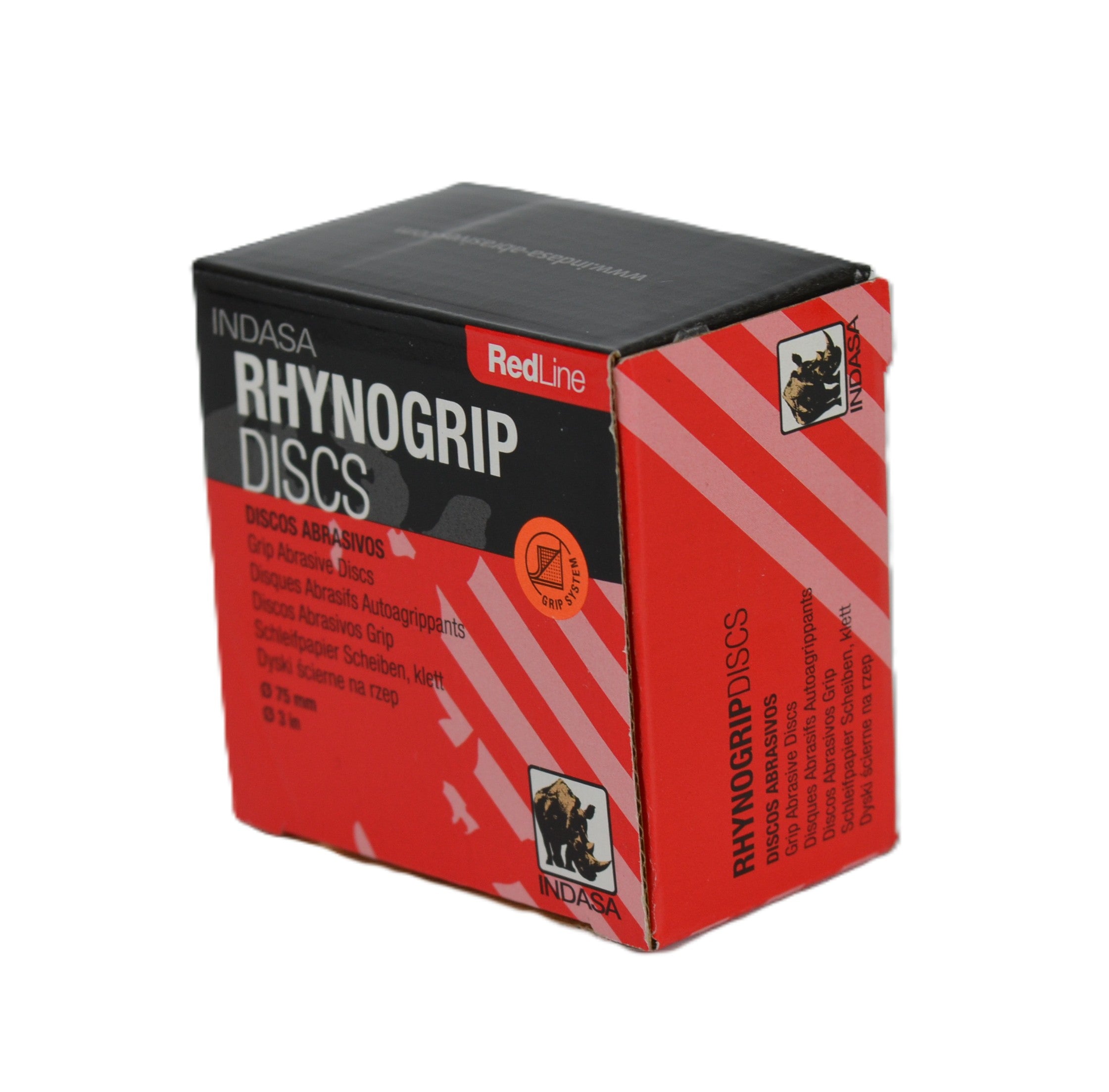 Indasa 3in Rhynogrip Redline Solid Discs 320 Series - Spec Sheet | UnitedFinish.com