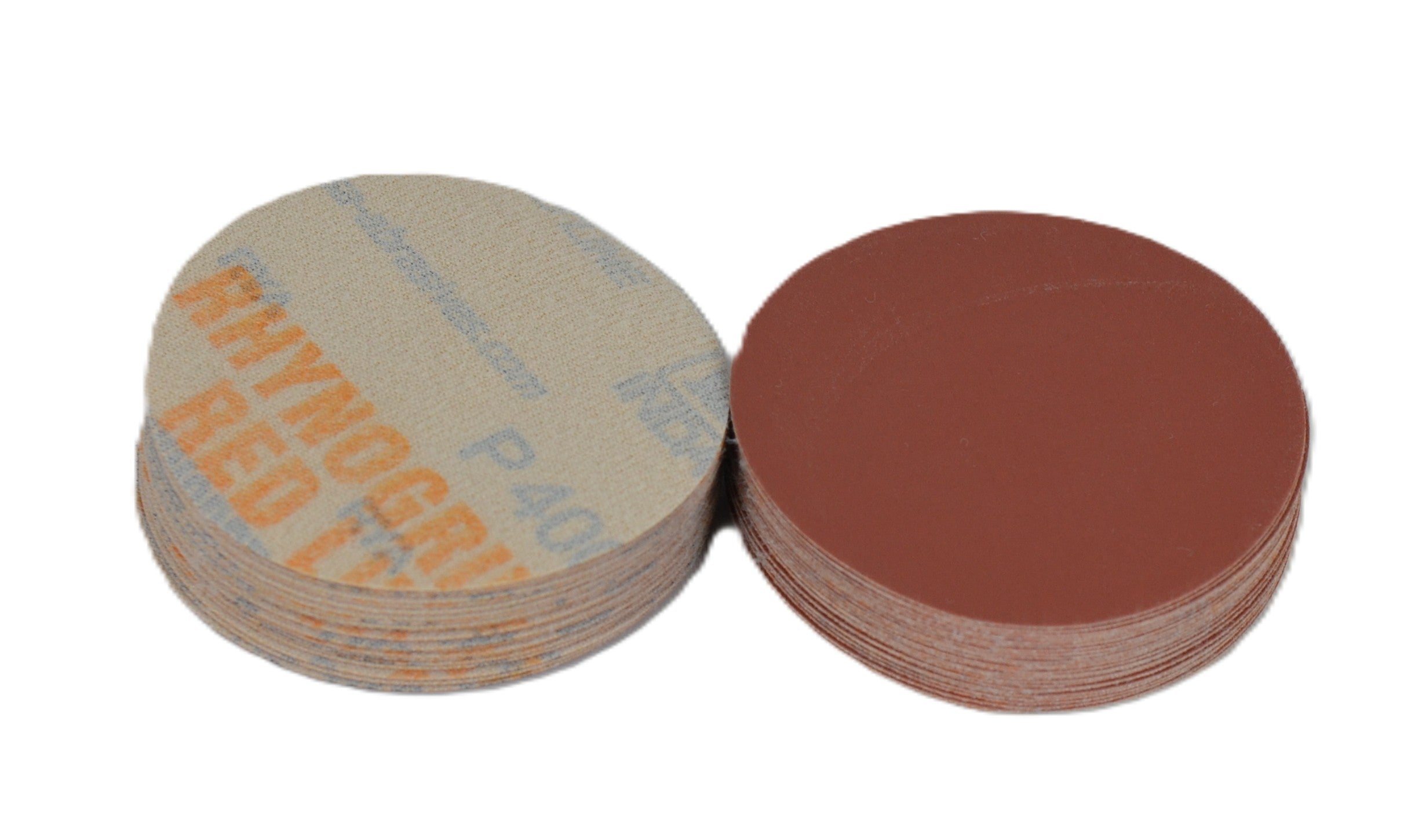 Indasa 3in Rhynogrip Redline Solid Discs 320 Series - Close Up | UnitedFinish.com