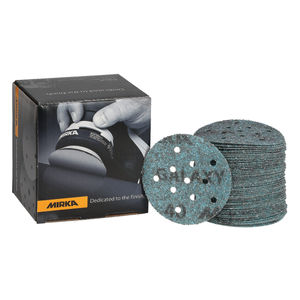 Mirka Galaxy 3" Multifit Multi-Hole Grip Sanding DIscs - Feature View | UnitedFinish.com