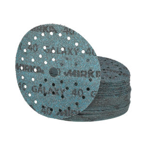 Mirka Galaxy 6" Multifit 50-Hole Grip Sanding Discs - Detail View | UnitedFinish.com