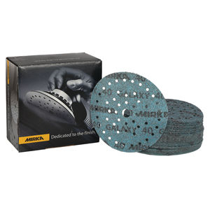 Mirka Galaxy 6" Multifit 50-Hole Grip Sanding Discs - Feature View | UnitedFinish.com