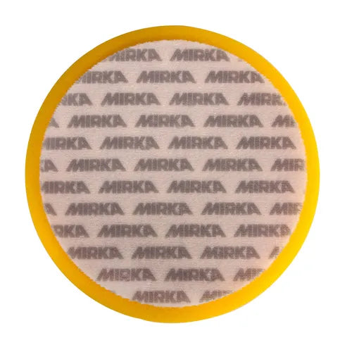 MPADYF-8W Foam Polishing Pad 8x1.25 Inch Yellow Waffle - Package | UnitedFinish.com