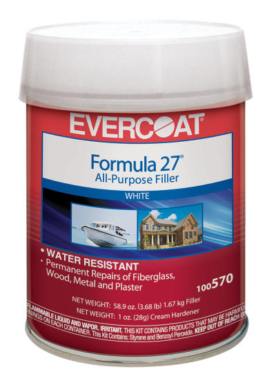 Evercoat Formula 27 polyester filler, quart
