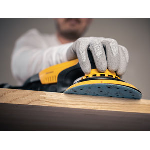 Mirka Galaxy 5" Multifit 42-Hole Grip Sanding Discs - Close Up | UnitedFinish.com