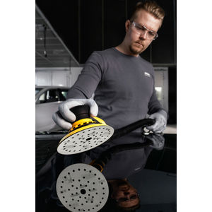 Mirka Gold Film Multifit 5" Grip Finishing Discs - Side View | UnitedFinish.com