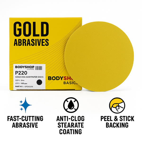 6" PSA Solid Sanding Discs High-Performance Self-Adhesive Sandpaper for Automotive, Wood & Drywall | Grit Range: 40 to 400