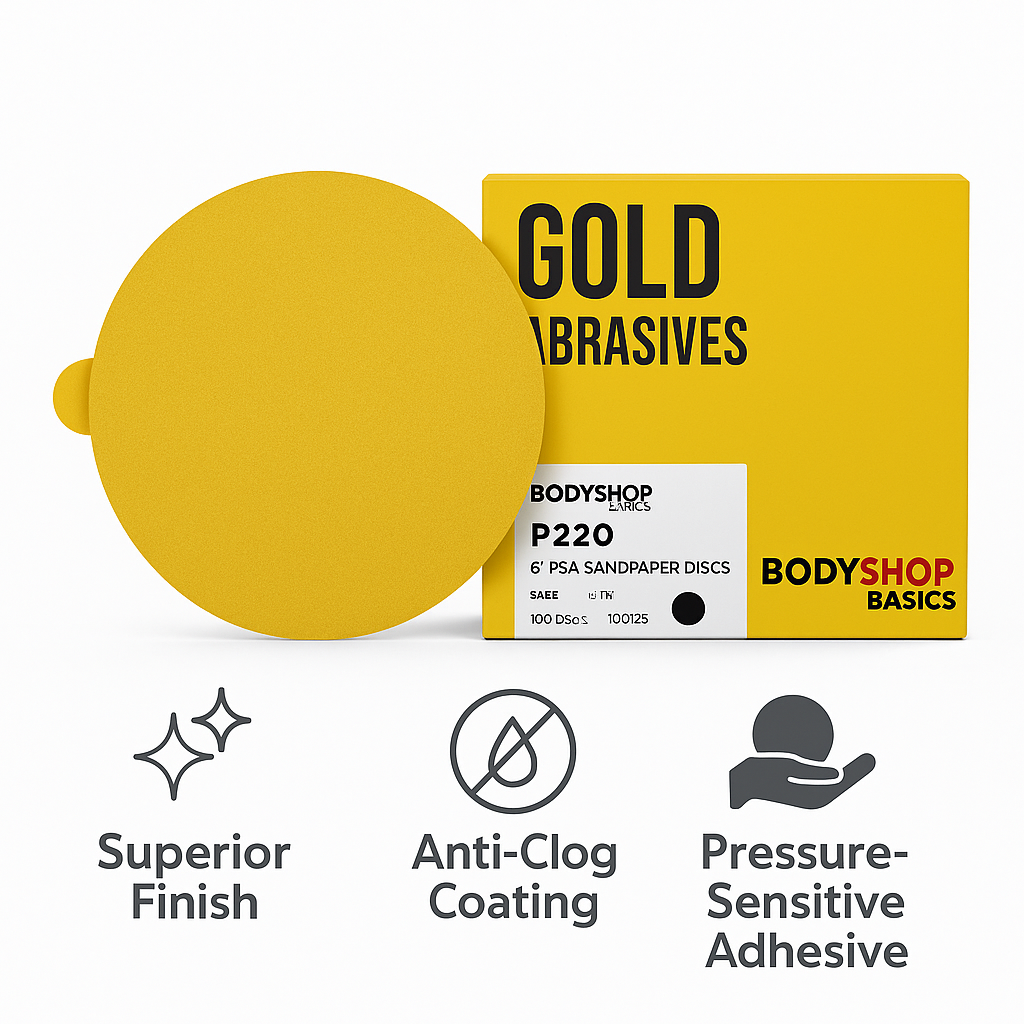 6" Sticky Back Sanding Discs - PSA Self-Adhesive Sandpaper for Automotive, Wood & Drywall | Grit 40-400