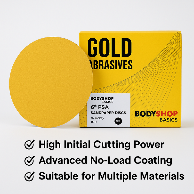 6" PSA Solid Sanding Discs High-Performance Self-Adhesive Sandpaper for Automotive, Wood & Drywall | Grit Range: 40 to 400