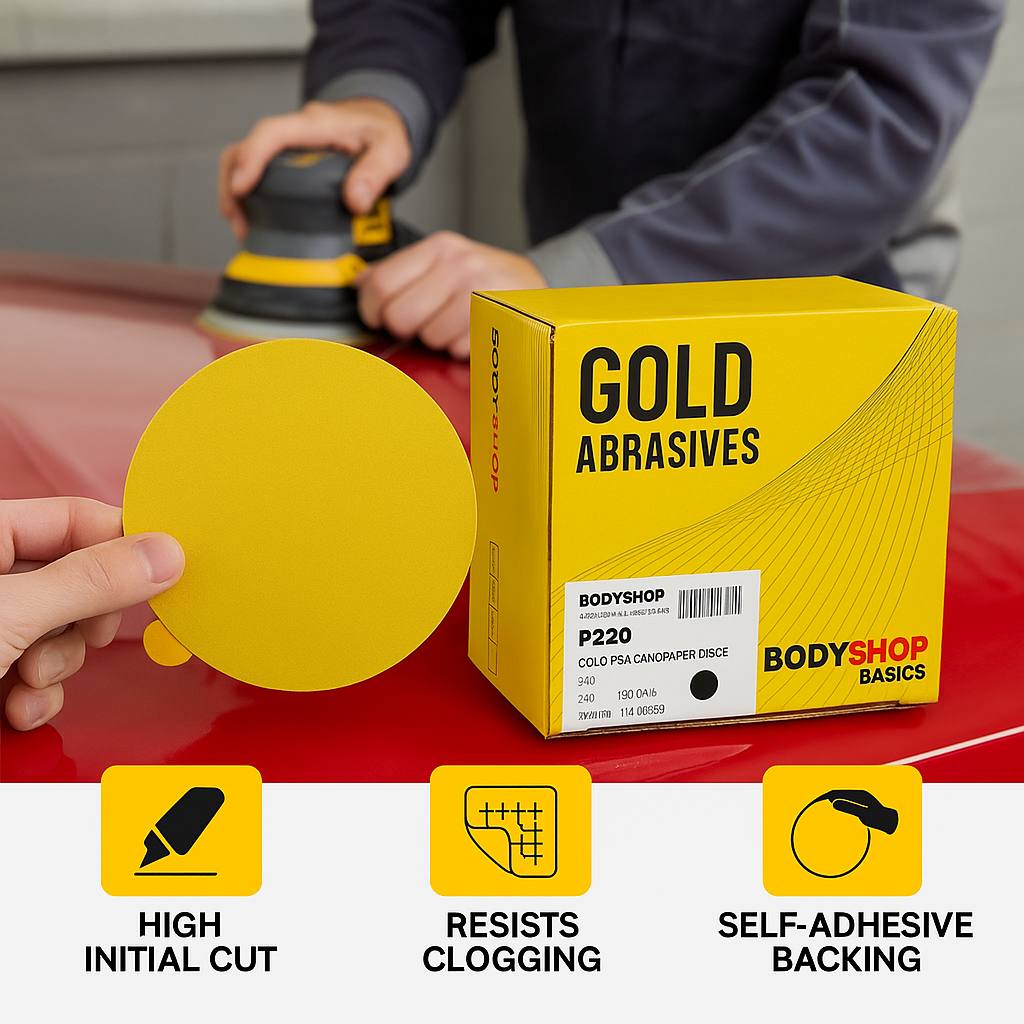 6" Sticky Back Sanding Discs - PSA Self-Adhesive Sandpaper for Automotive, Wood & Drywall | Grit 40-400