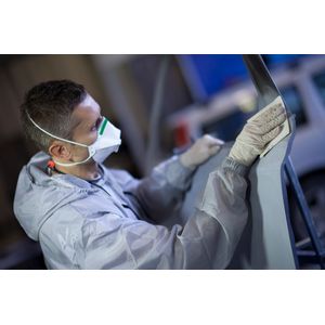 Mirka Goldflex Soft Hand 4.5"x5.5" Sanding Pads - Application | UnitedFinish.com