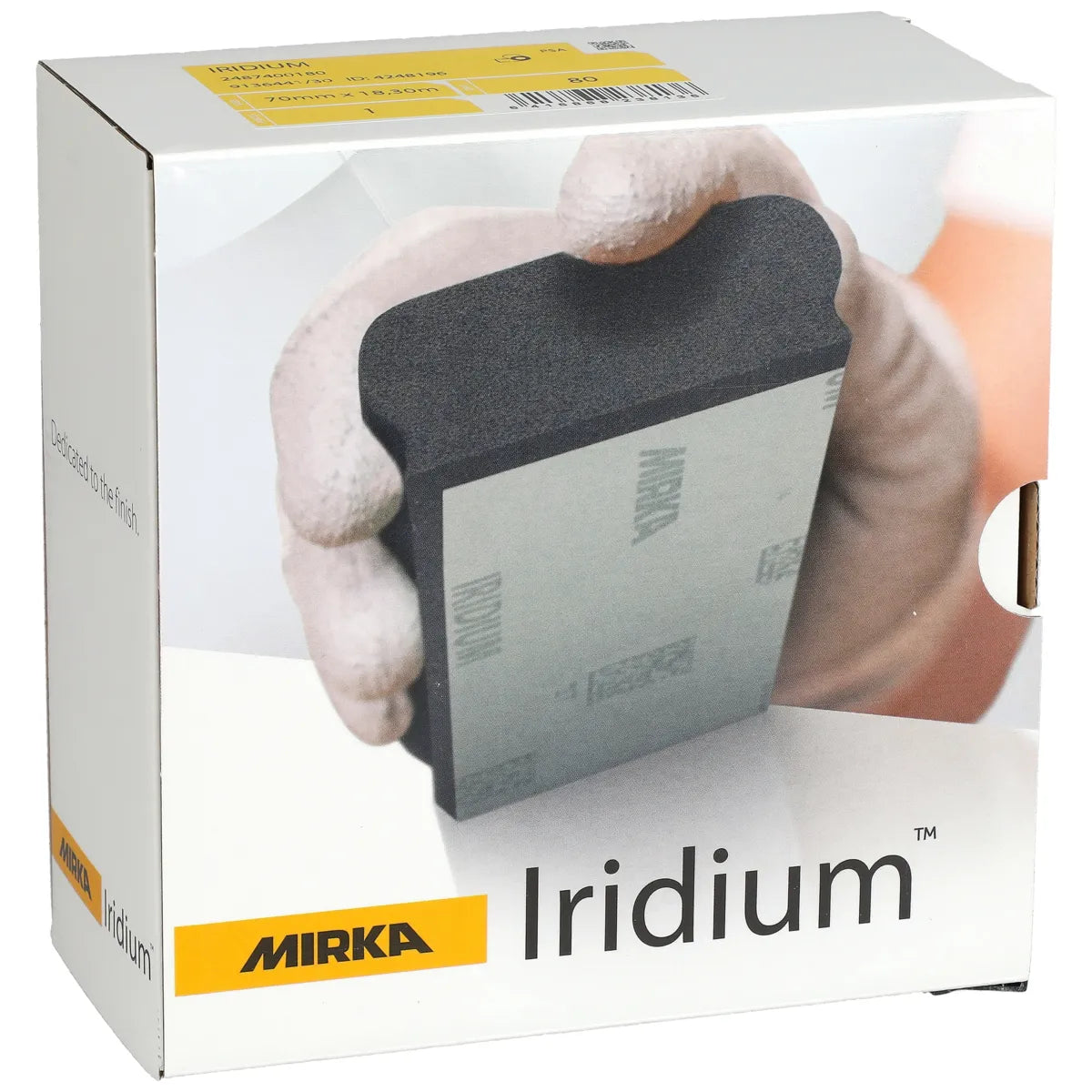 Mirka Iridium 2.75"x60' PSA Sanding Rolls - Spec Sheet | UnitedFinish.com