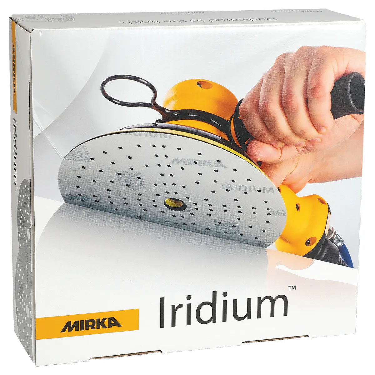 Mirka Iridium 8" 133 Holes Grip Sanding Discs - Package | UnitedFinish.com