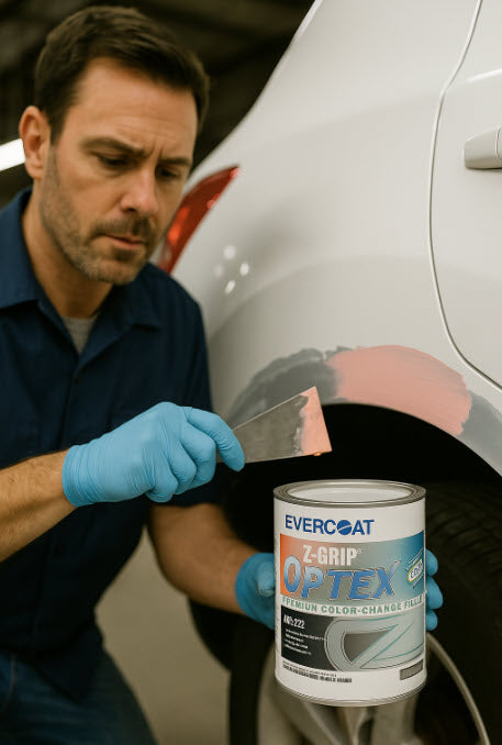Evercoat Z-Grip® OPTEX® Lightweight Body Filler 1 Gallon - Side View | UnitedFinish.com