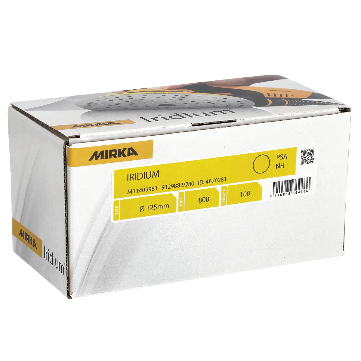 Mirka Iridium 5" Solid PSA Sanding Discs - Application | UnitedFinish.com