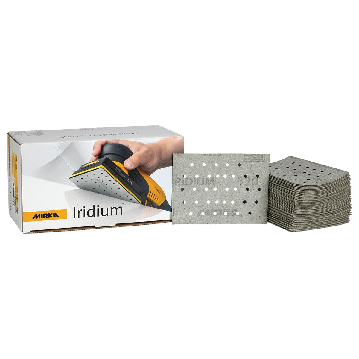 Mirka Iridium 3"x4" Grip Vacuum File Board - Feature View | UnitedFinish.com