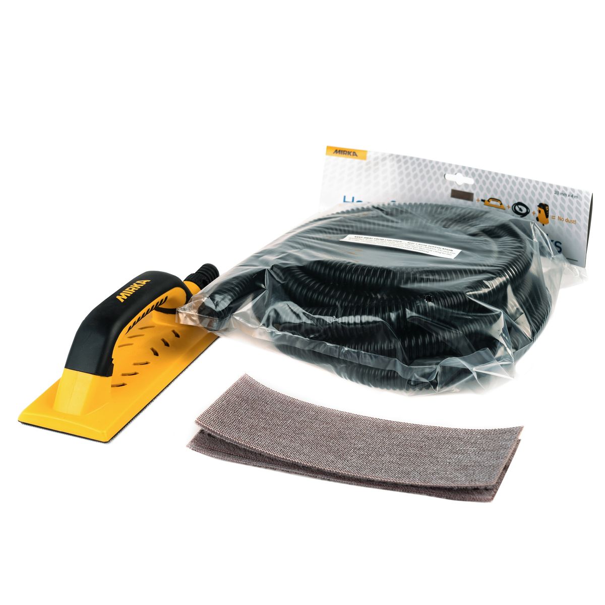 Handy Block Kit 3x9 Inch Grip Assorted 55H with Hose by Mirka | UnitedFinish.com
