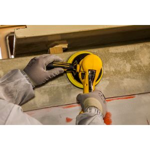 Mirka MR 5 Inch Two-Handed Vac-Ready 10mm MR-510THCV - Side View | UnitedFinish.com