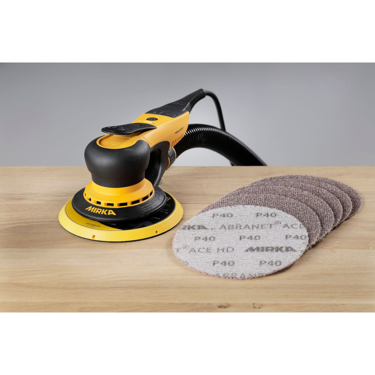 Mirka DEROS 6" Electric Sander 650CV - In Use | UnitedFinish.com