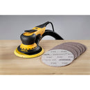 Mirka DEROS 6" Electric Sander 650CV, 5mm orbit, vacuum-ready w/case