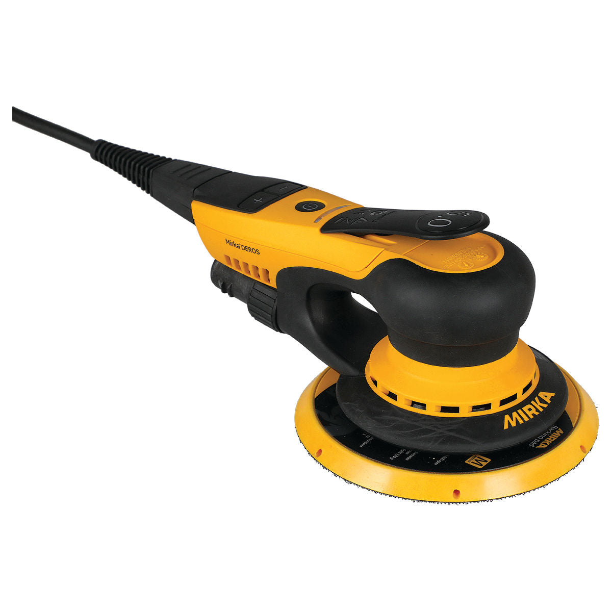 Mirka DEROS 6" Electric Sander 650CV 5mm orbit vacuum-ready with case | UnitedFinish.com