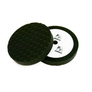 Mirka 8" Orange Foam Cutting Buff Pad - Detail View | UnitedFinish.com