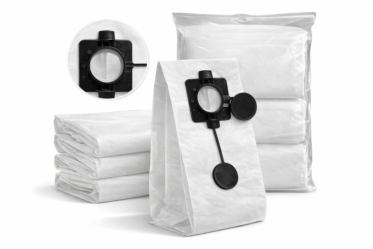 Indasa LPE45 Fleece Dust Bags 558799 5-Pack by INDASA | UnitedFinish.com