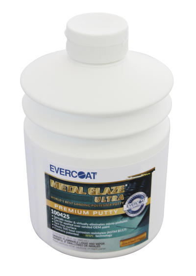 Evercoat Metal Glaze Ultra polyester finishing putty