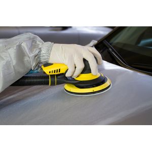 Mirka Microstar Film 6 Inch Grip 15 Holes Sanding Discs - Side View | UnitedFinish.com