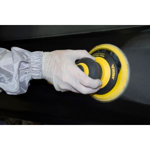 Mirka Microstar Film 6 Inch Grip 15 Holes Sanding Discs - Detail View | UnitedFinish.com