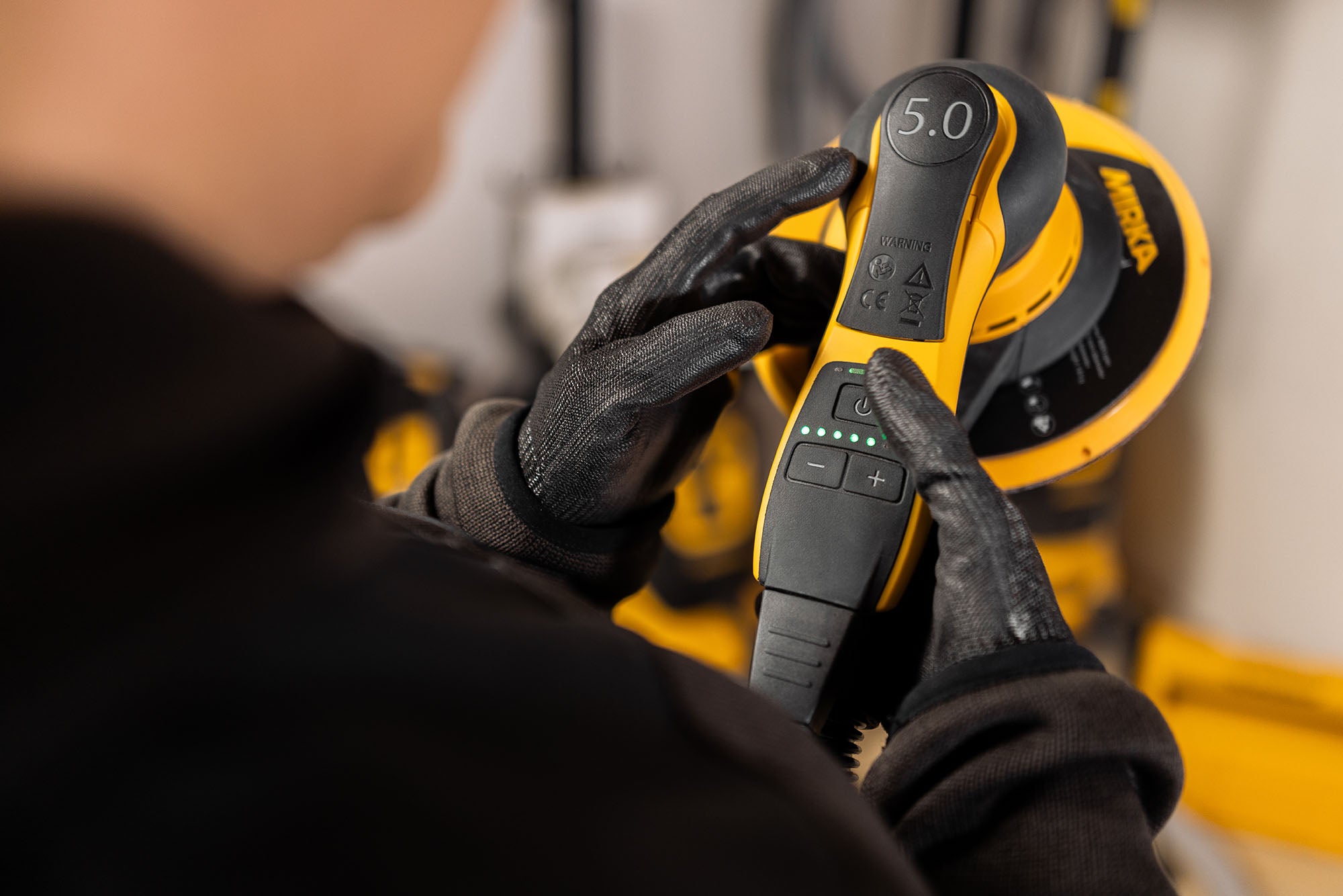 Mirka POLAROS RP 600 6" Electric Rotary Polisher, 150mm, Bluetooth, Brushless