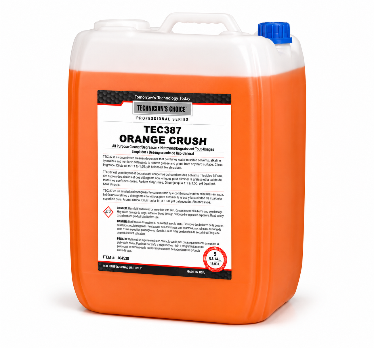 TEC387 ORANGE CRUSH ALL PURPOSE CLEANER 5GL