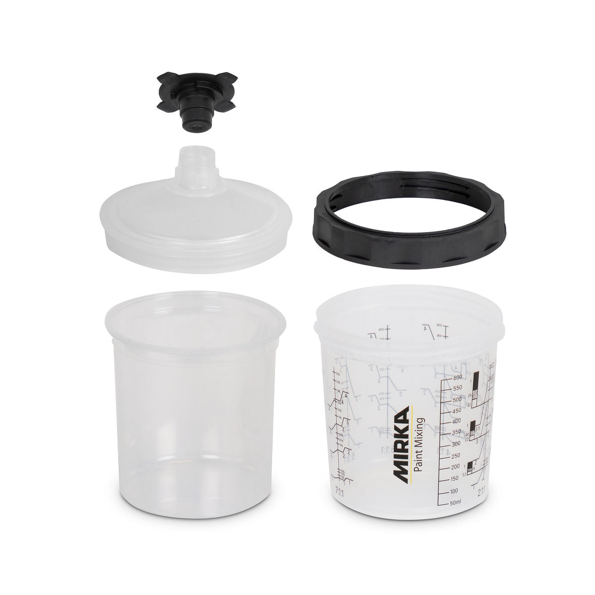 Mirka Paint Cup System with 125 Micron Filter Lid by Mirka | UnitedFinish.com