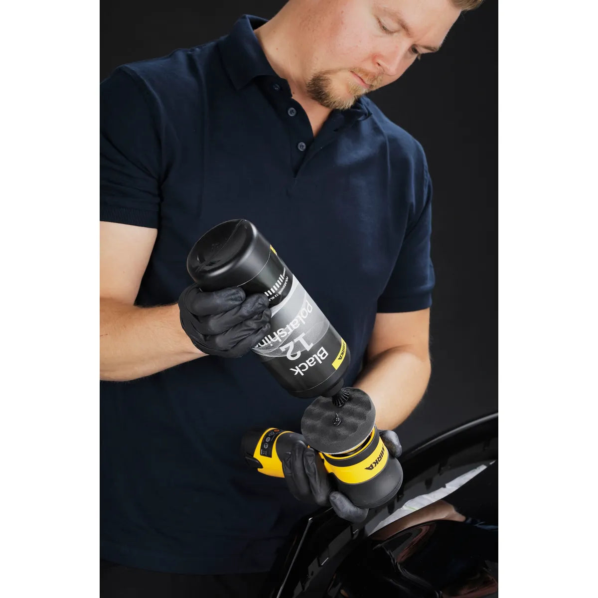 Polarshine 12 Black Polishing Compound - Detail View | UnitedFinish.com