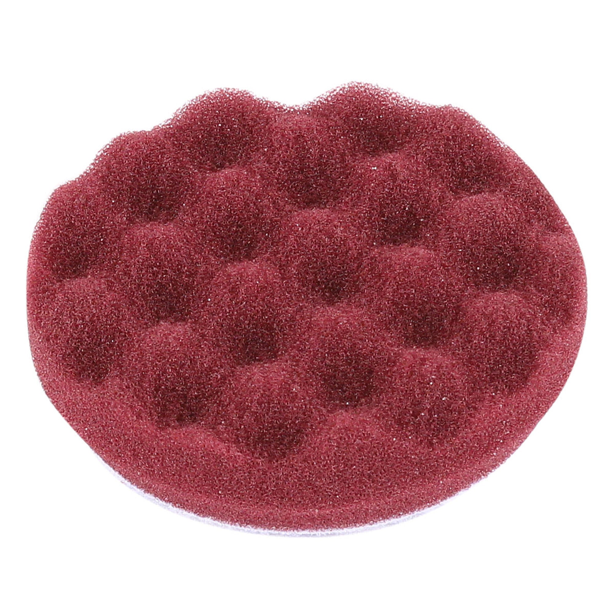 Polishing Foam Pad Burgundy Waffle