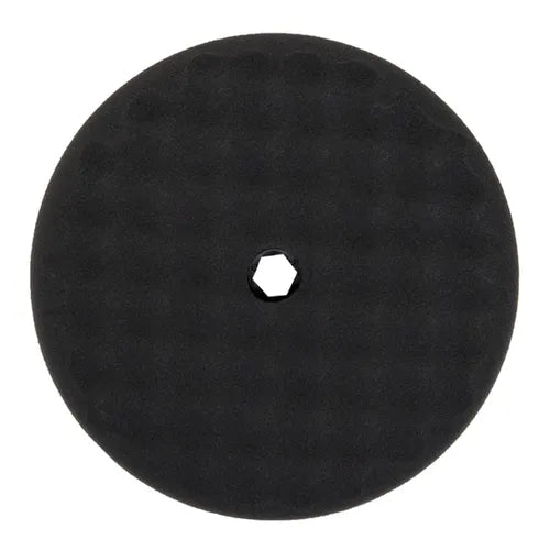 8 Inch Quick Disconnect Black Polishing Waffle Pad by Mirka | UnitedFinish.com