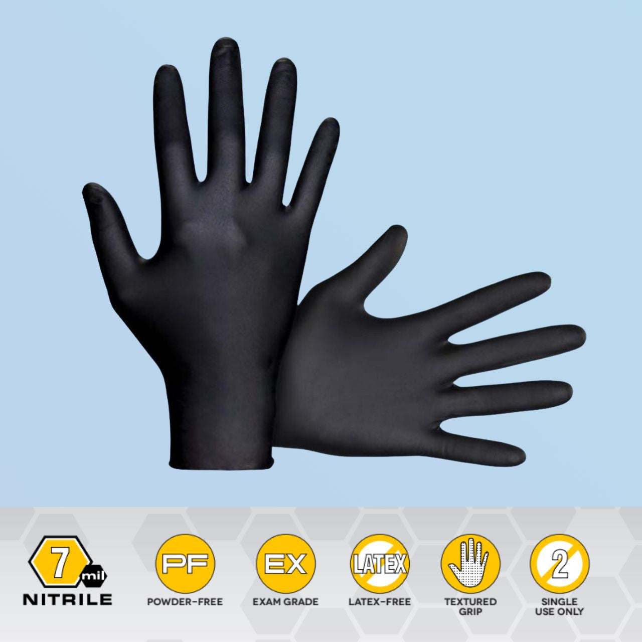 Raven® Heavy-Duty Nitrile Gloves - In Use | UnitedFinish.com