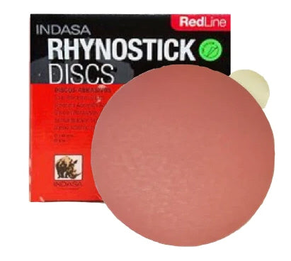 Indasa 5" Rhynostick Redline PSA  Solid Sanding Disc, 500 Series