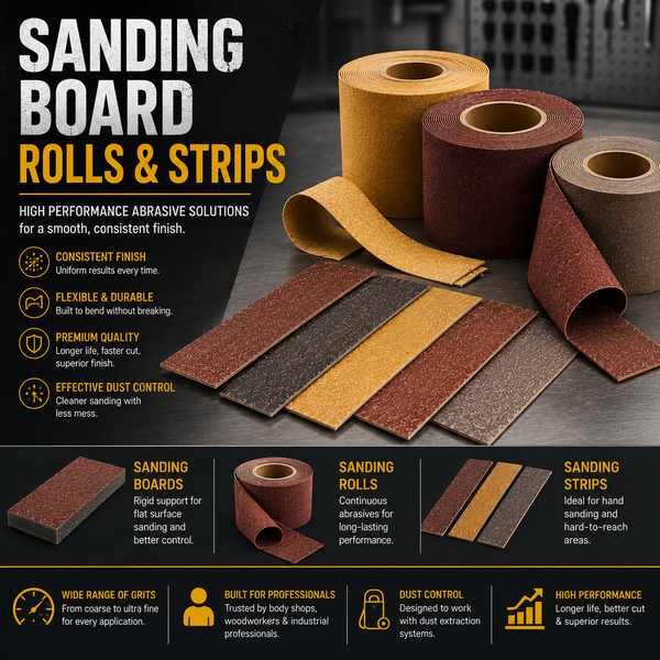 Sanding Board Rolls & Strips