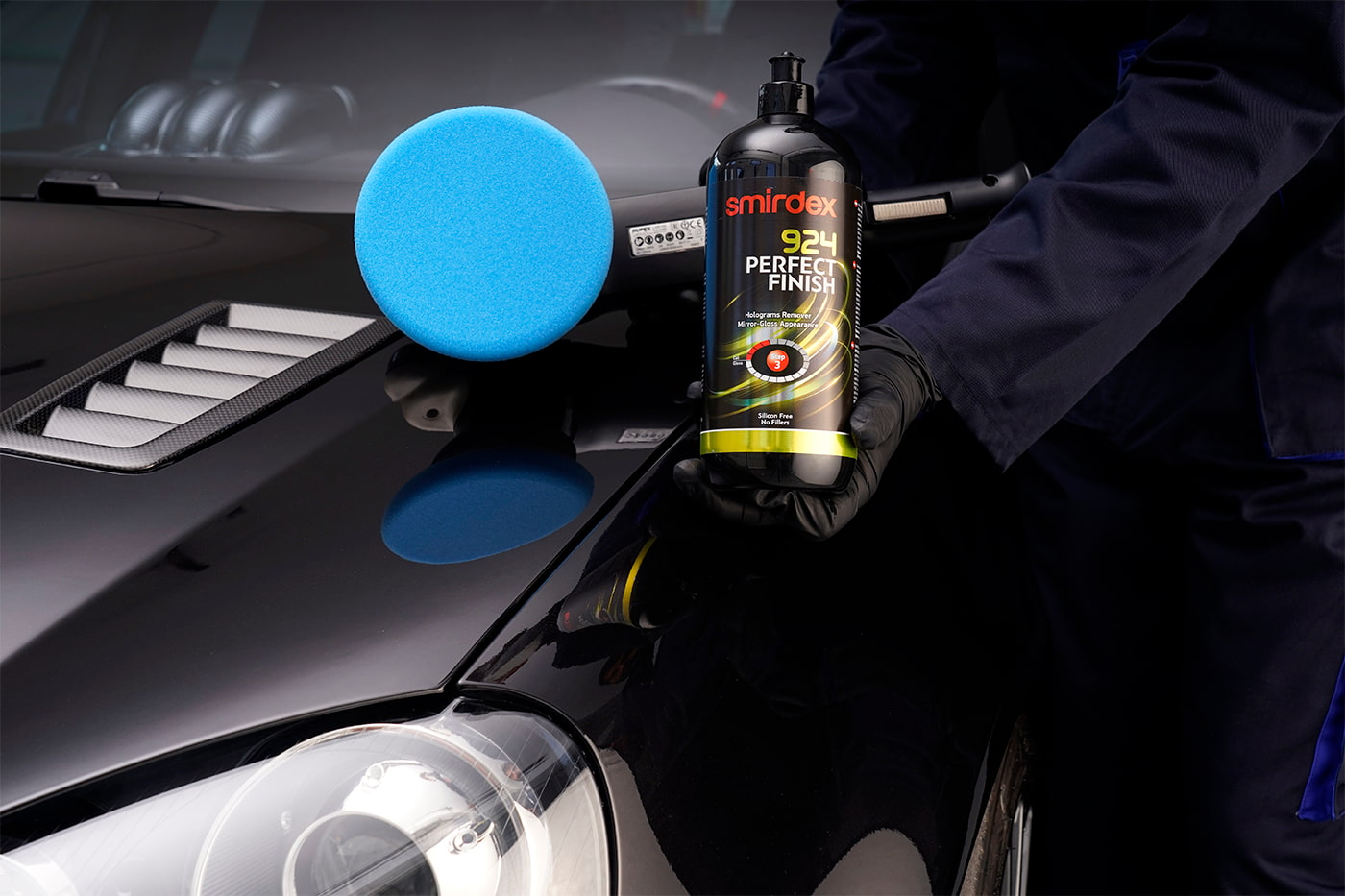 Smirdex 924 Perfect Finish – Hologram Remover & High-Gloss Polish (Silicone-Free)