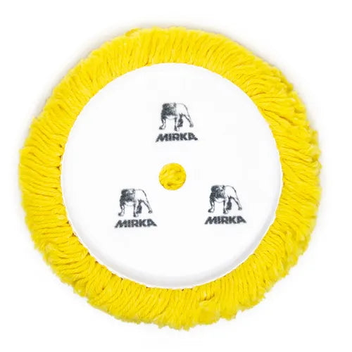 Twisted Wool Pad 6" Yellow