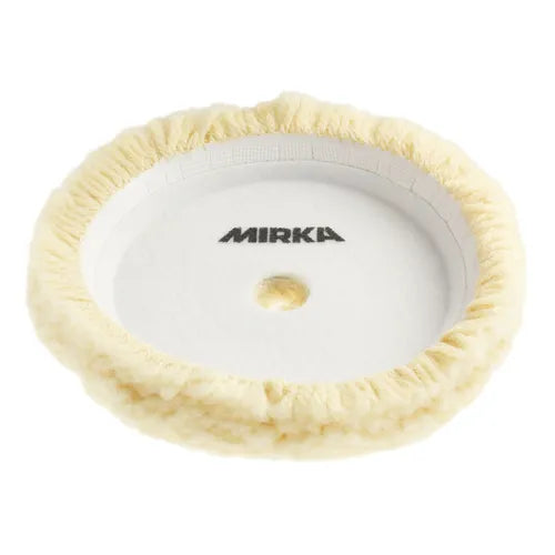Mirka Twisted Wool Pad 6in x 1in - Side View | UnitedFinish.com