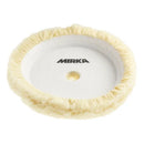 Mirka 6" White Twisted Wool Cutting Grip Buff Pad