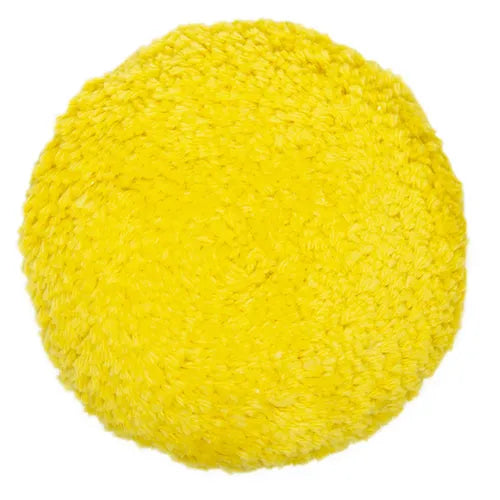 Mirka 7.5in Yellow Wool Blend Polishing Grip Buff Pad by Mirka | UnitedFinish.com