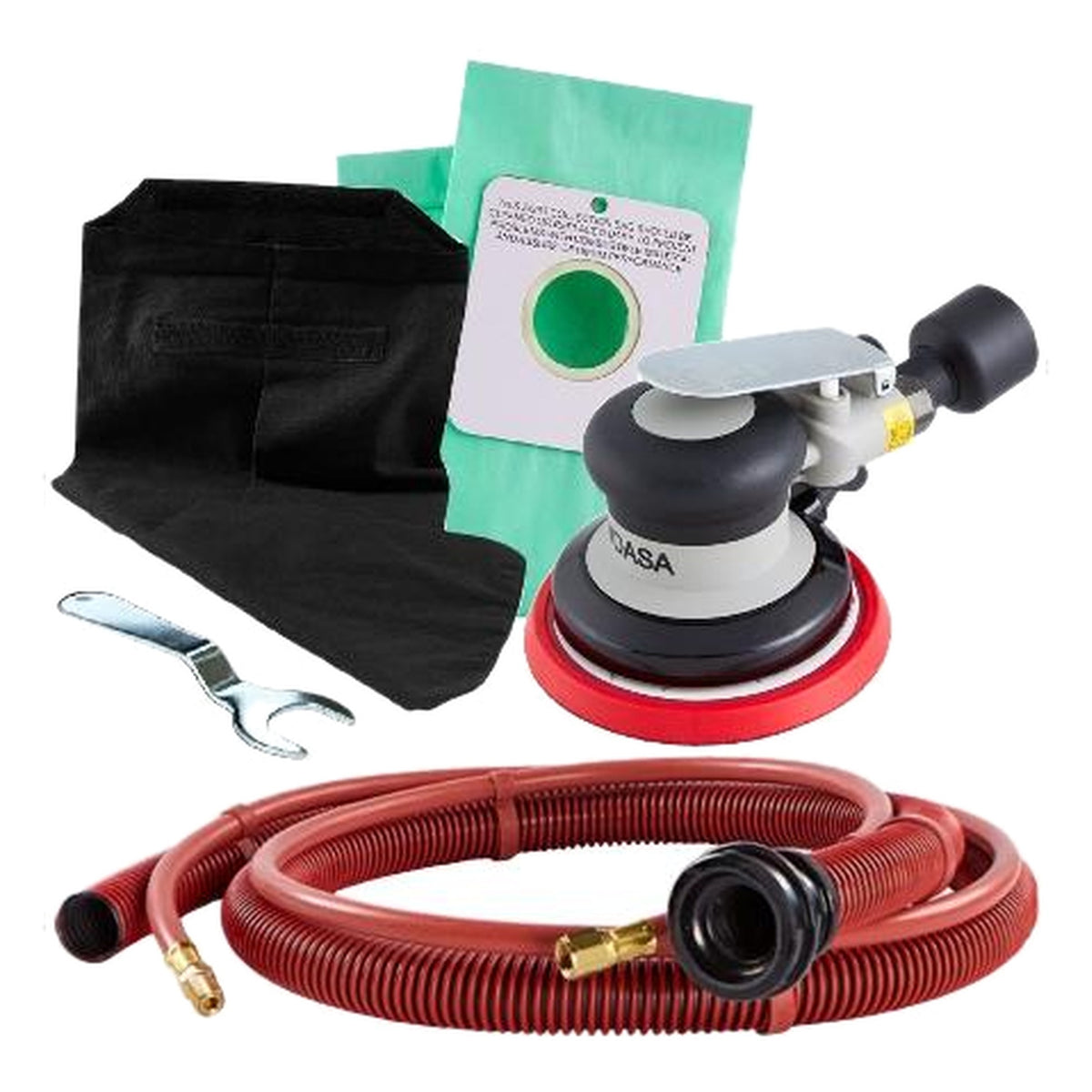 Indasa 6 inch self-vacuum DA sander starter kit