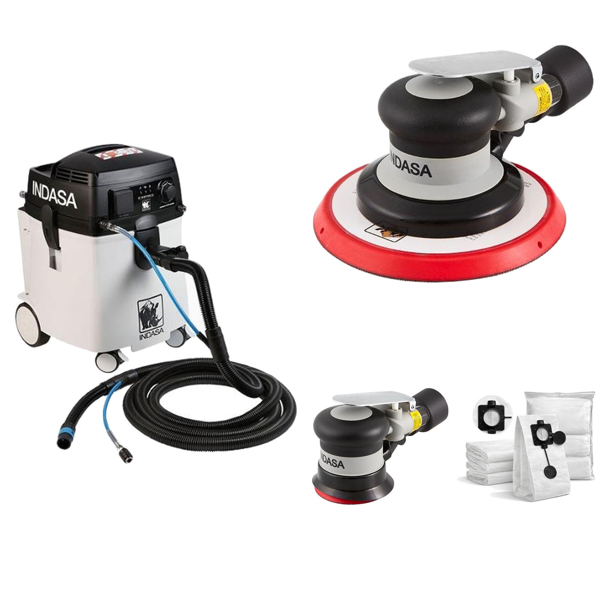 Indasa dustless paint prep sanding system